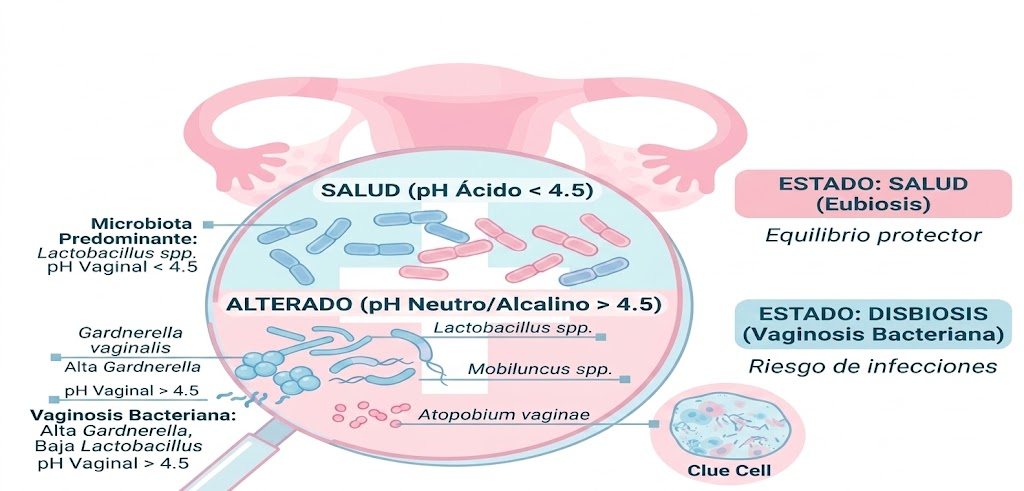 Microbiota vaginal: equilibrio o disbiosis